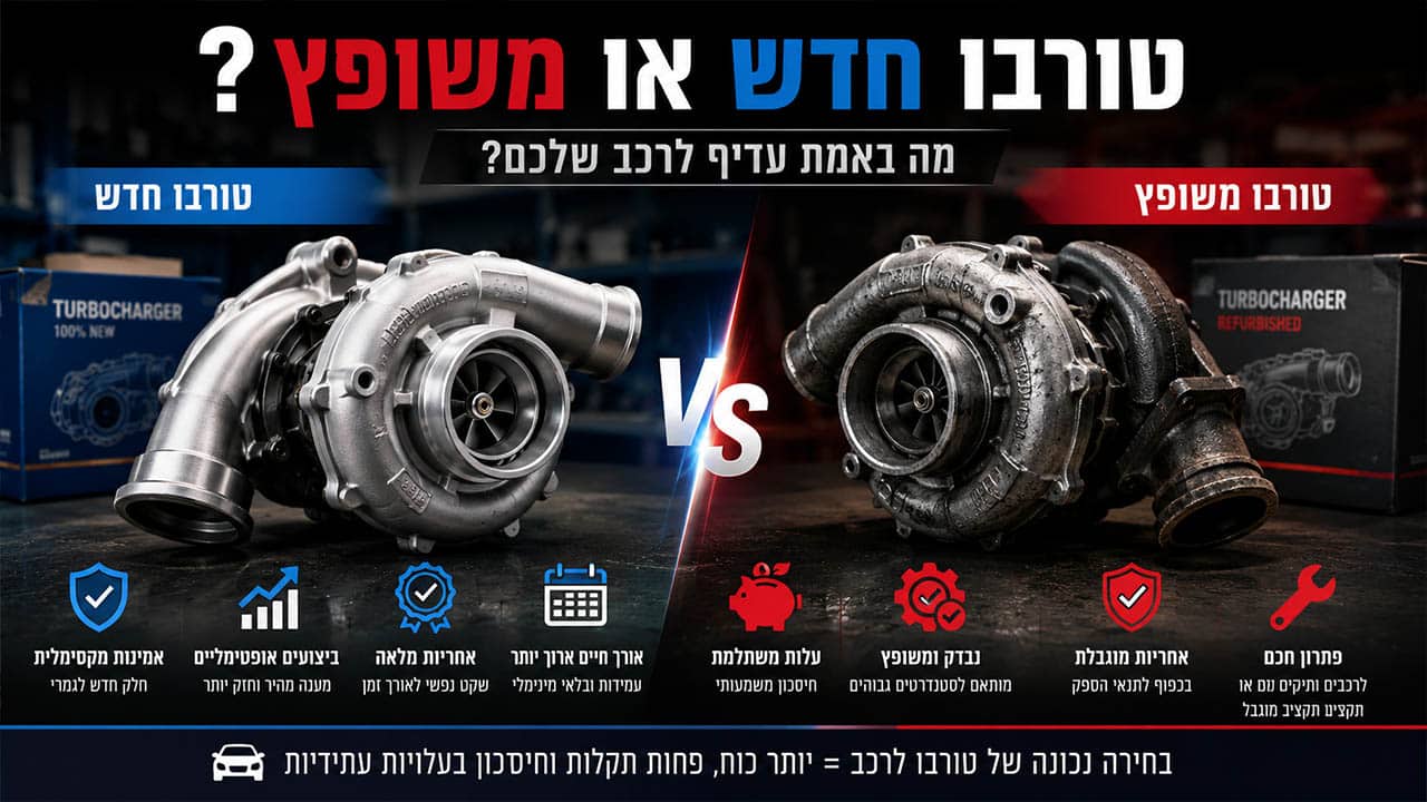 טורבו חדש או משופץ